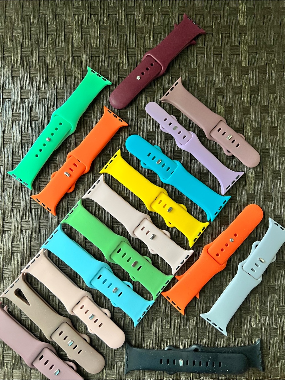 Colorful Silicone Watch Bands - Multiple Bright Colors